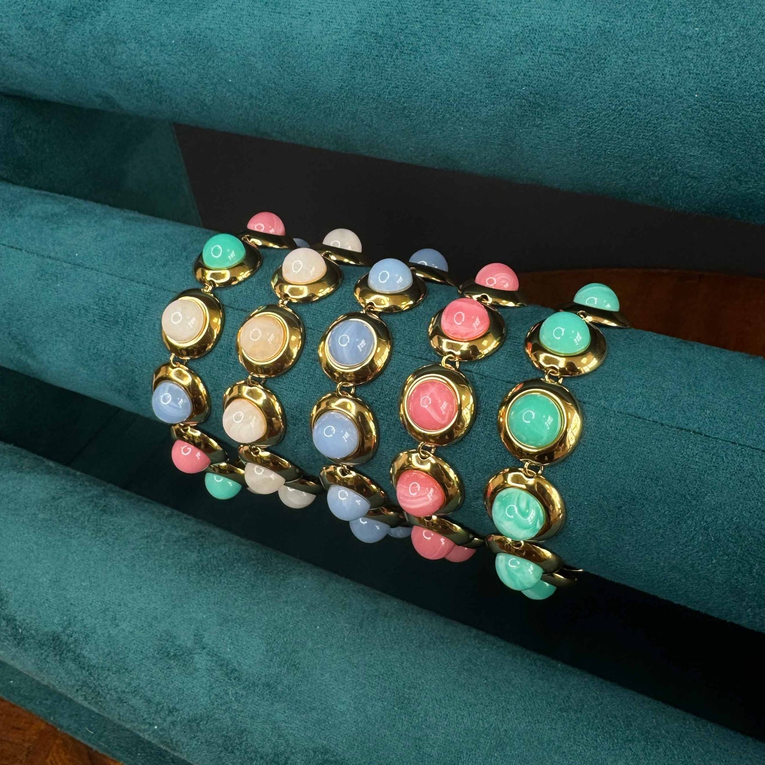 Bracciale di Tondi Colorati