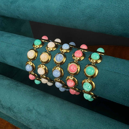 Bracciale di Tondi Colorati