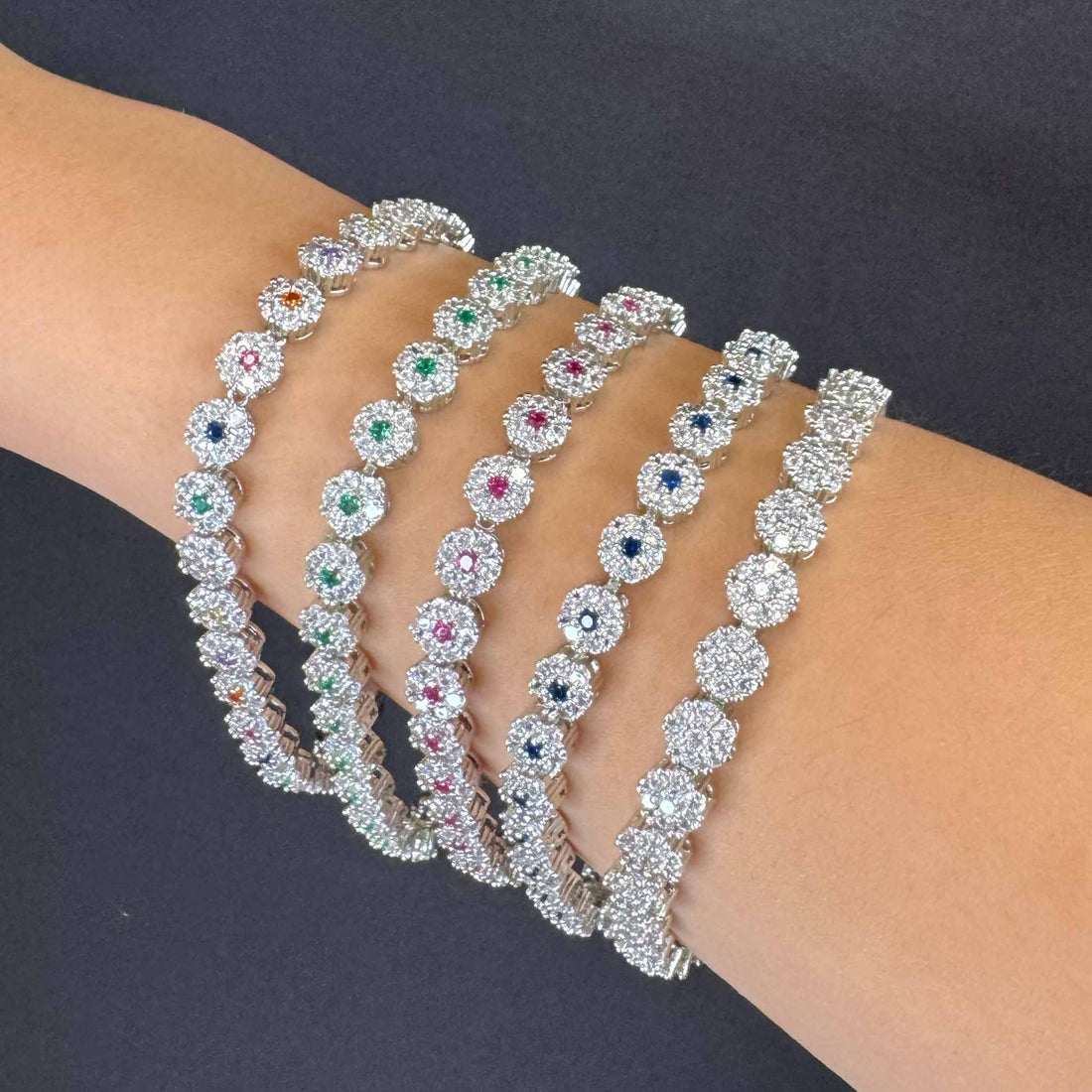 Bracciale Fiorellini Colorati