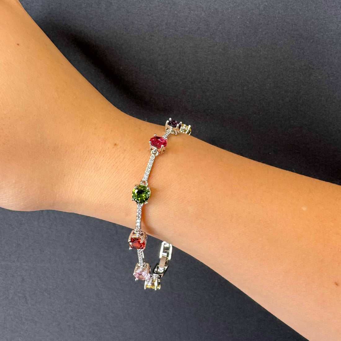 Bracciale di Legami di Cristallo Multicolor
