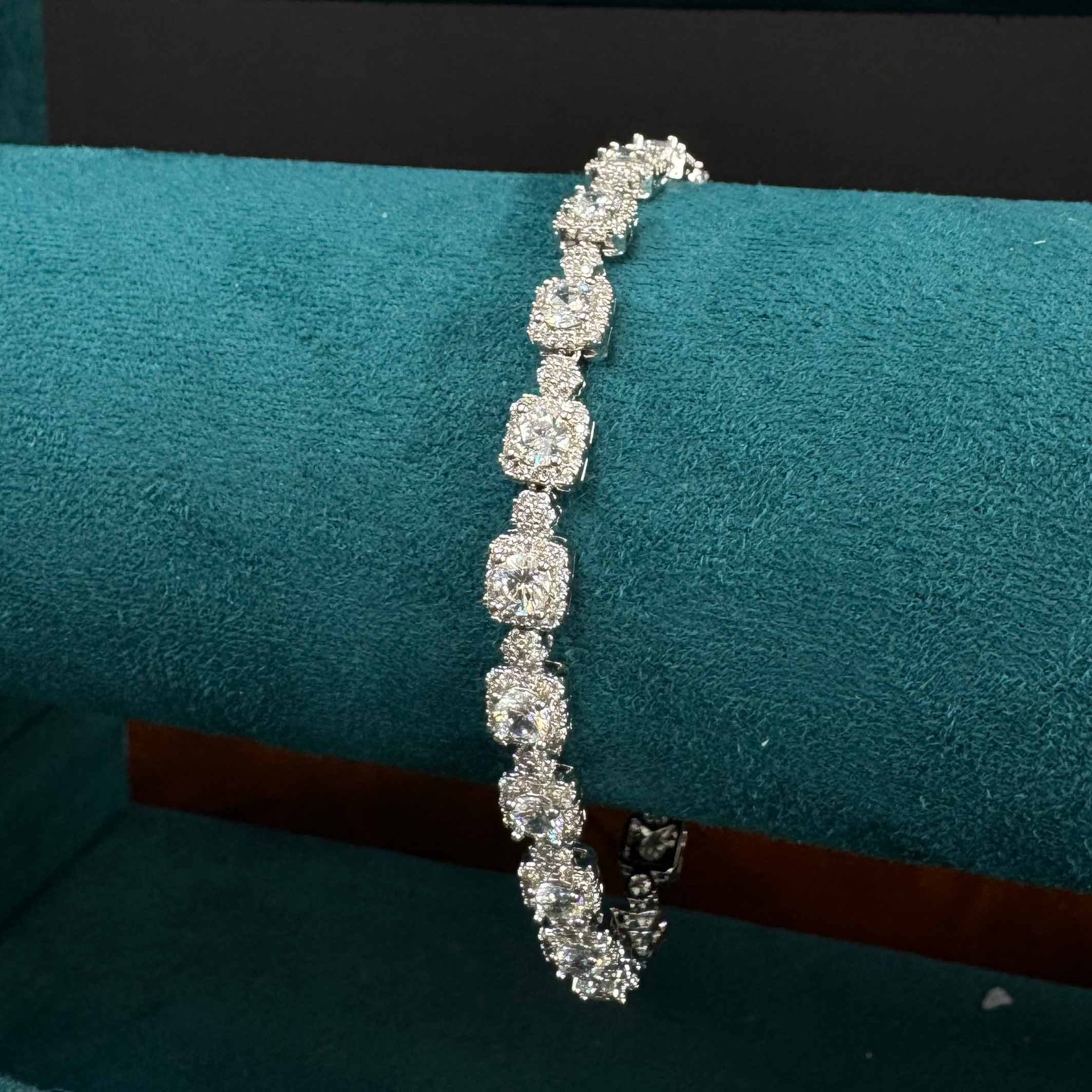 Bracciale di Quadrati Splendenti