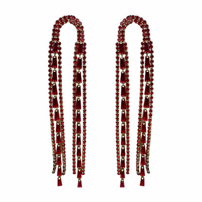 Palestro Milano Orecchini Gold - Rosso Cascata &amp; Arco