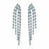 Palestro Milano Orecchini Silver Cascata di Gemme