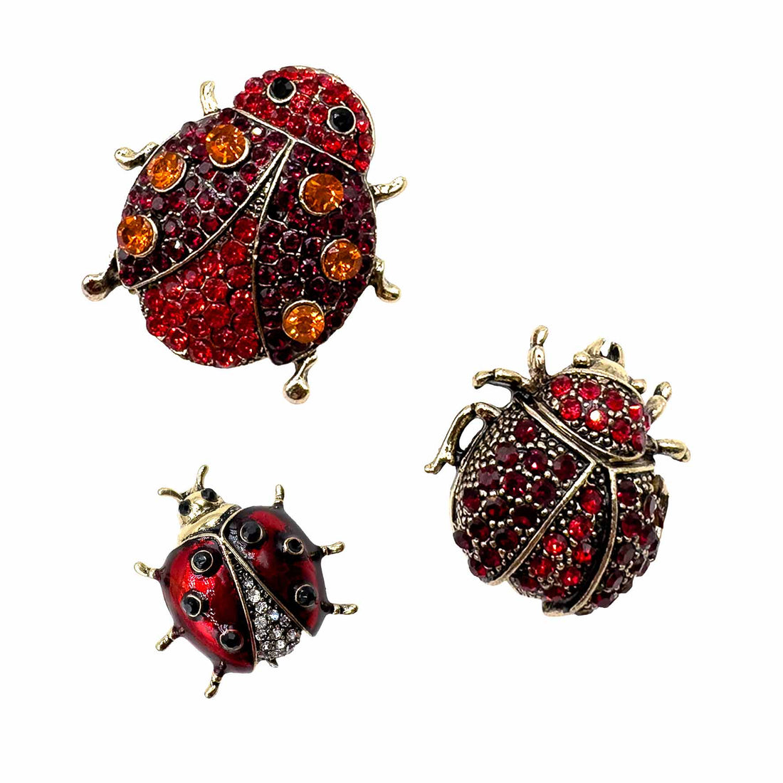 Palestro Milano Spille e spillette Rosso Coccinelle - Set