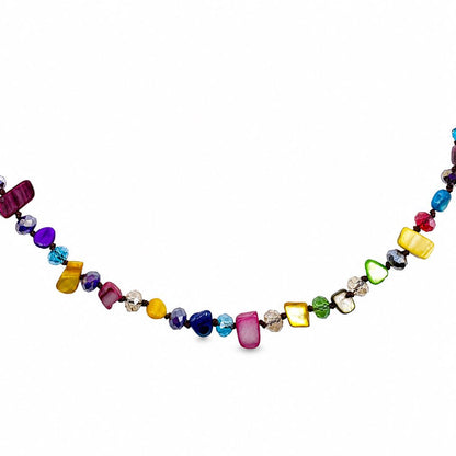 Collana di Mini Pietre Colorate