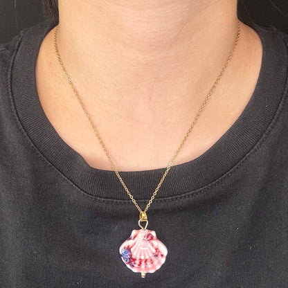 Collana di Conchiglie Dipinte