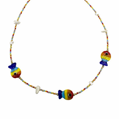 Collana di Pesciolini Multicolor