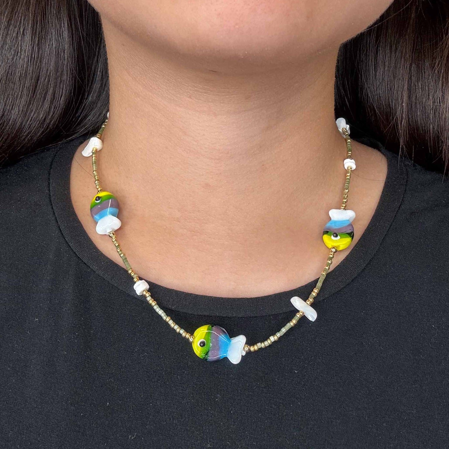 Collana di Pesciolini Multicolor