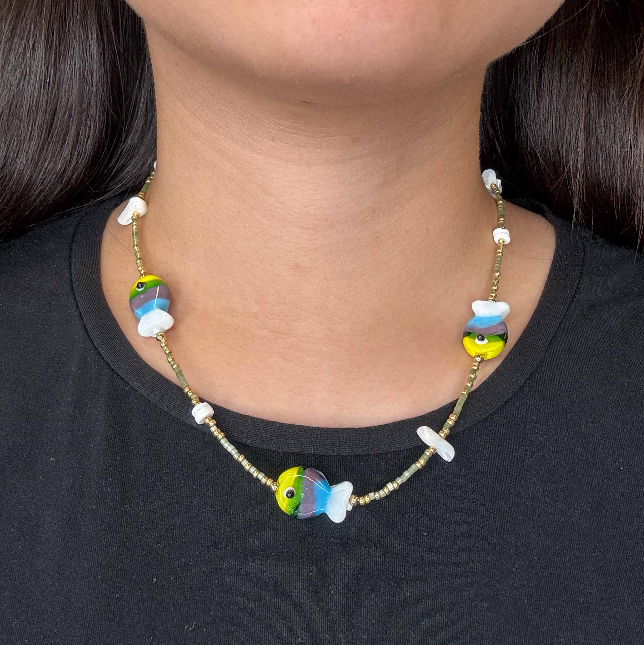 Collana di Pesciolini Multicolor