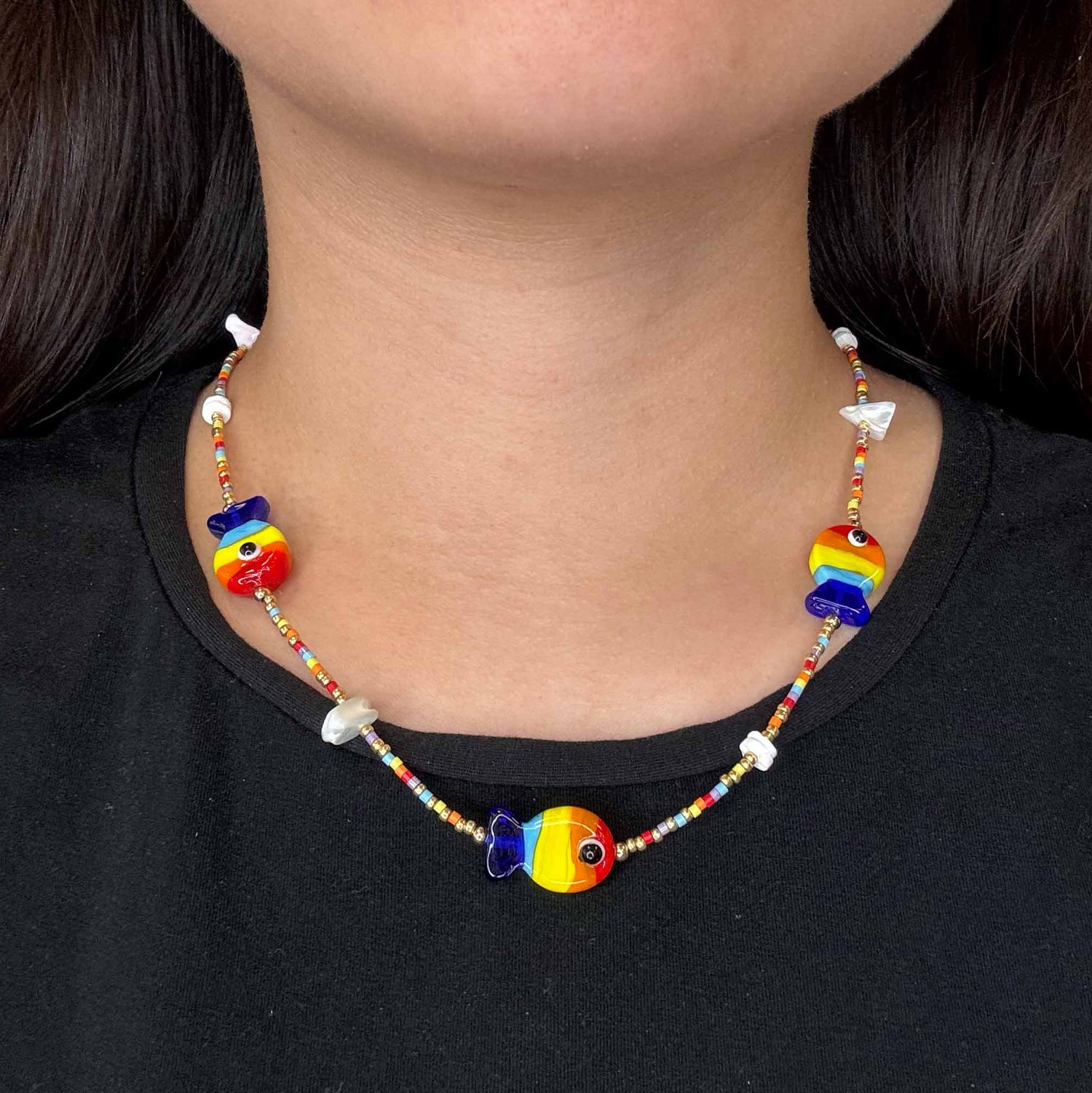 Collana di Pesciolini Multicolor