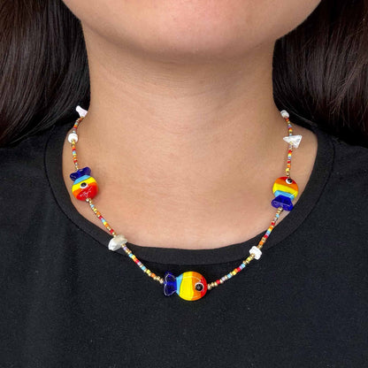 Collana di Pesciolini Multicolor