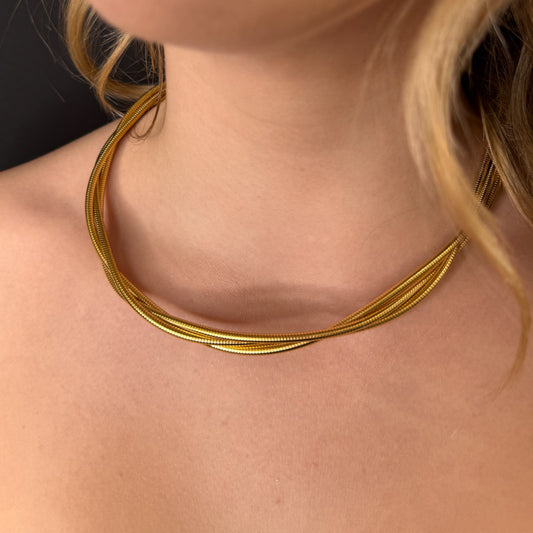 Collana ad Intreccio a Molla