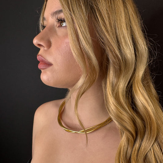 Collana ad Intreccio a Molla