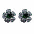 Palestro Milano Orecchini Dark - Verde Lillac Cosmos di Pavè