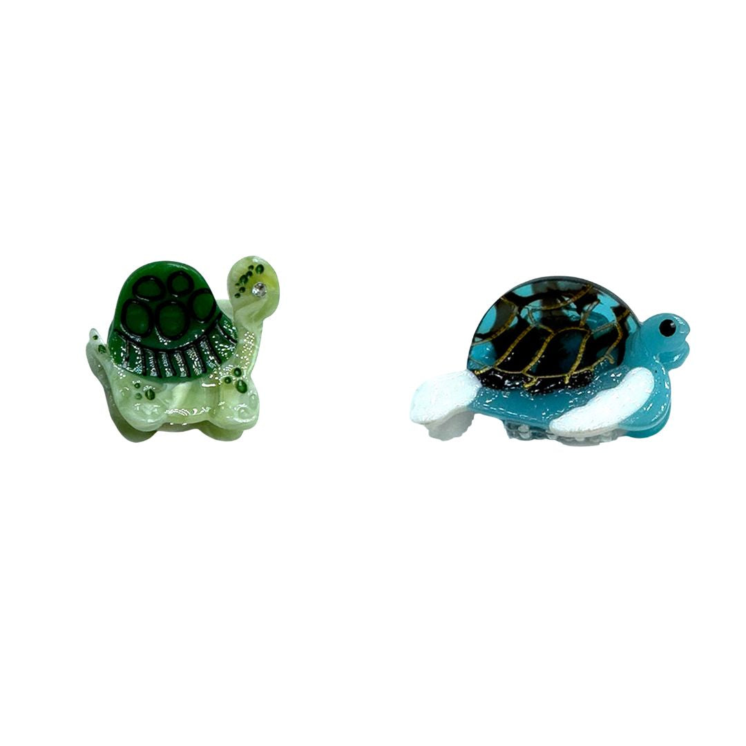 Duo Mini Clip Tartarughe