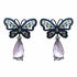 Palestro Milano Orecchini Dark - Blu Goccia Pink Farfalla & Goccia