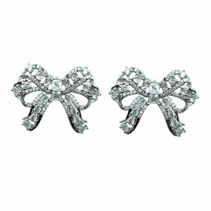 Palestro Milano Orecchini Fiocchetto di Cristalli