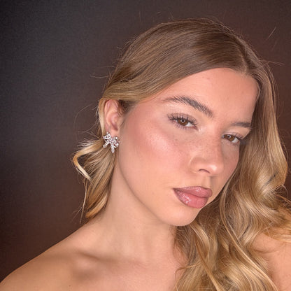 Palestro Milano Orecchini Fiocchetto di Cristalli