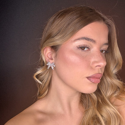 Palestro Milano Orecchini Fiocchetto di Cristalli