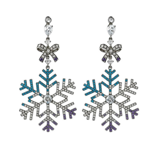 Fiocco di neve e fiocchetto pendente