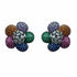 Palestro Milano Orecchini Dark - Multicolor Fiore di Gemme