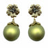 Palestro Milano Orecchini Perla Oliva Fiore d&