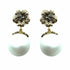 Palestro Milano Orecchini Perla Bianca Fiore d&