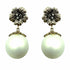 Palestro Milano Orecchini Perla Crema Fiore d&