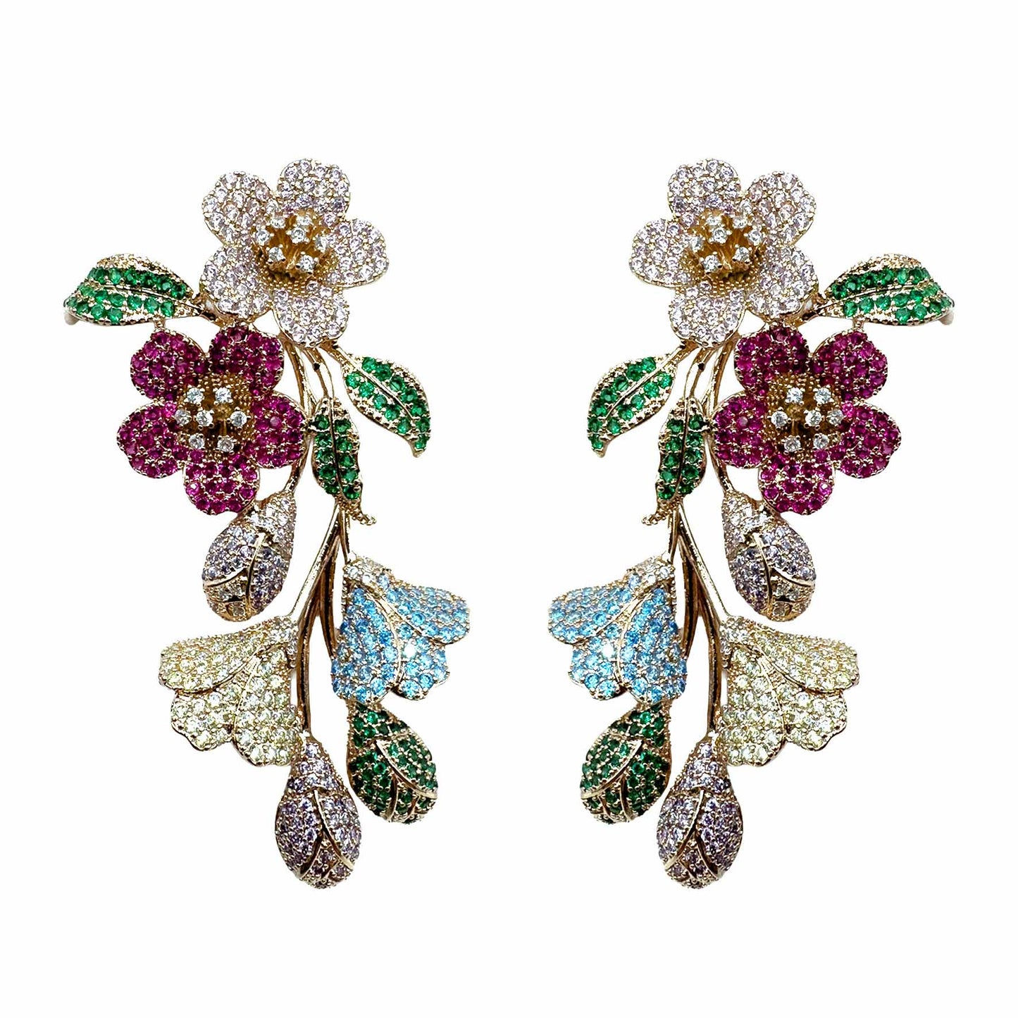 Palestro Milano Orecchini Fiore in Crescita