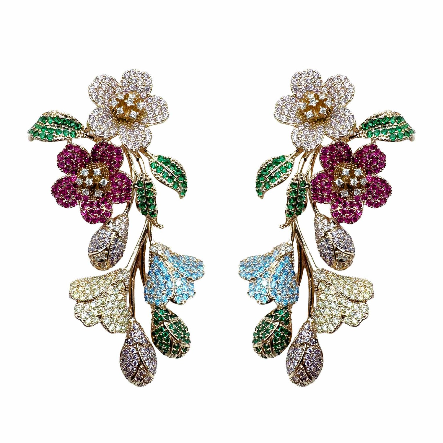 Palestro Milano Orecchini Fiore in Crescita