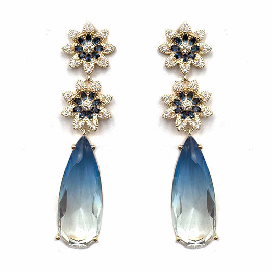 Fiorellini di pavè con Goccia Blu