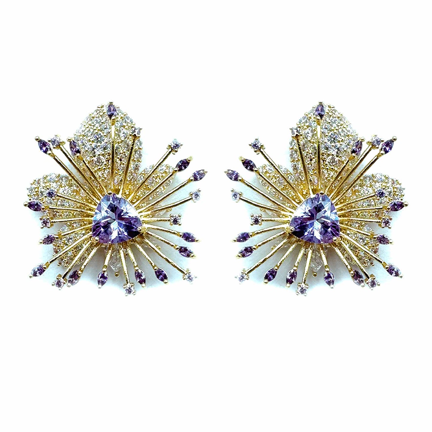 Fioritura di cristalli e pavè