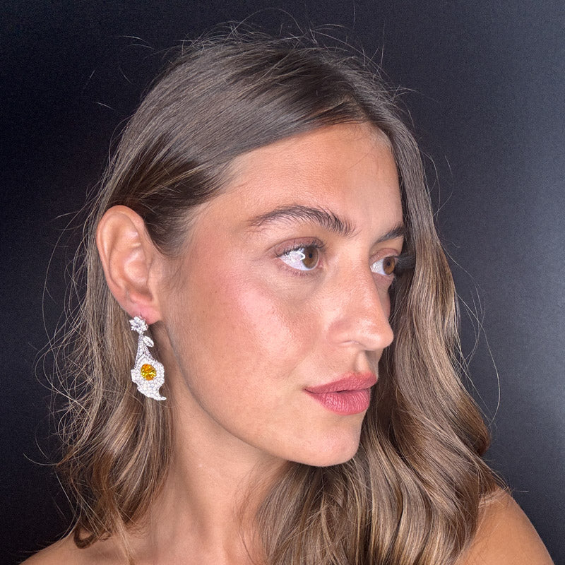 Foglia di Pavè con pietra gialla