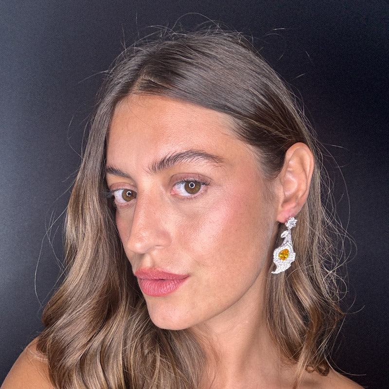 Foglia di Pavè con pietra gialla