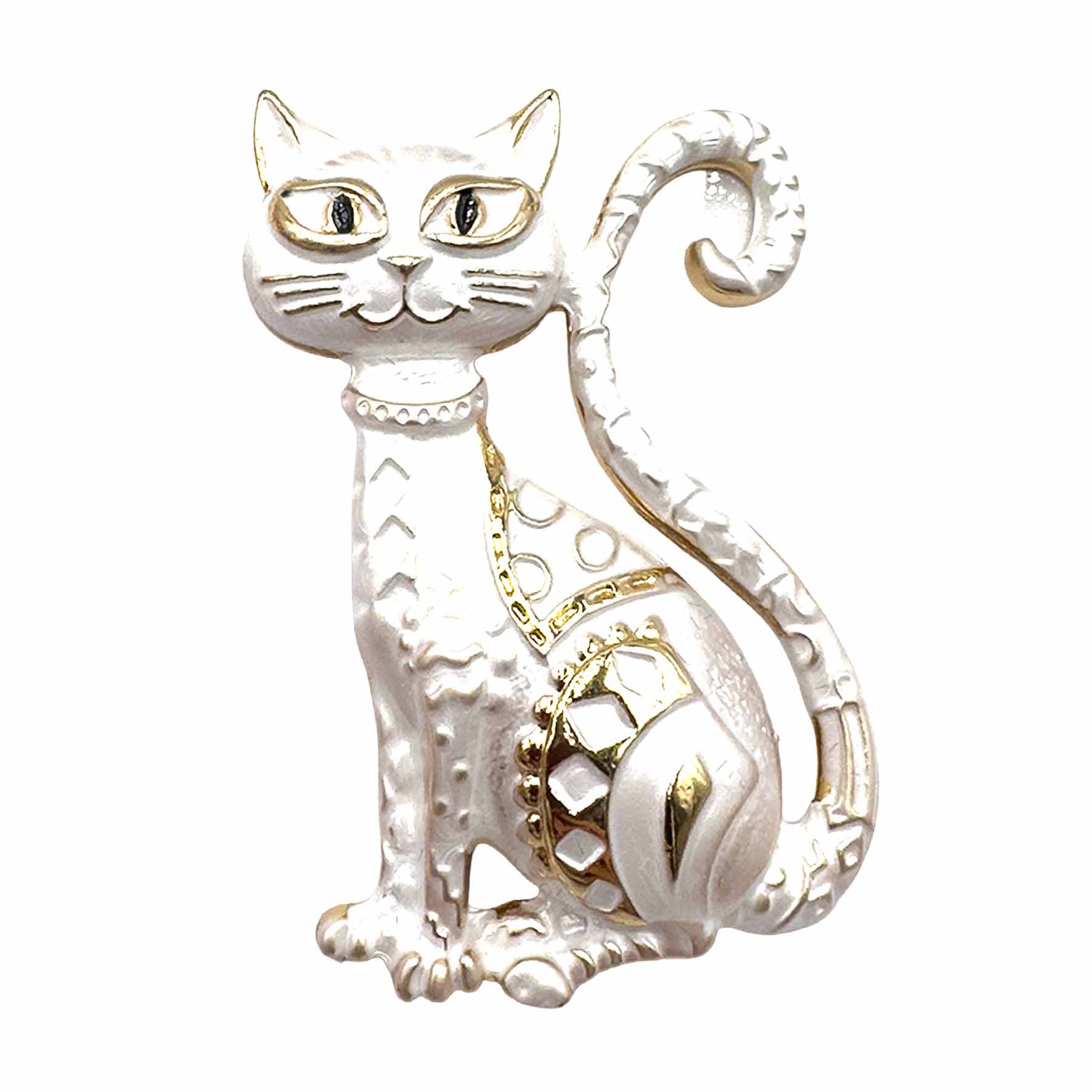 Palestro Milano Spille e spillette Bianco Gatta (Magnete)