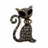 Palestro Milano Spille e spillette Black Gatto Elegante
