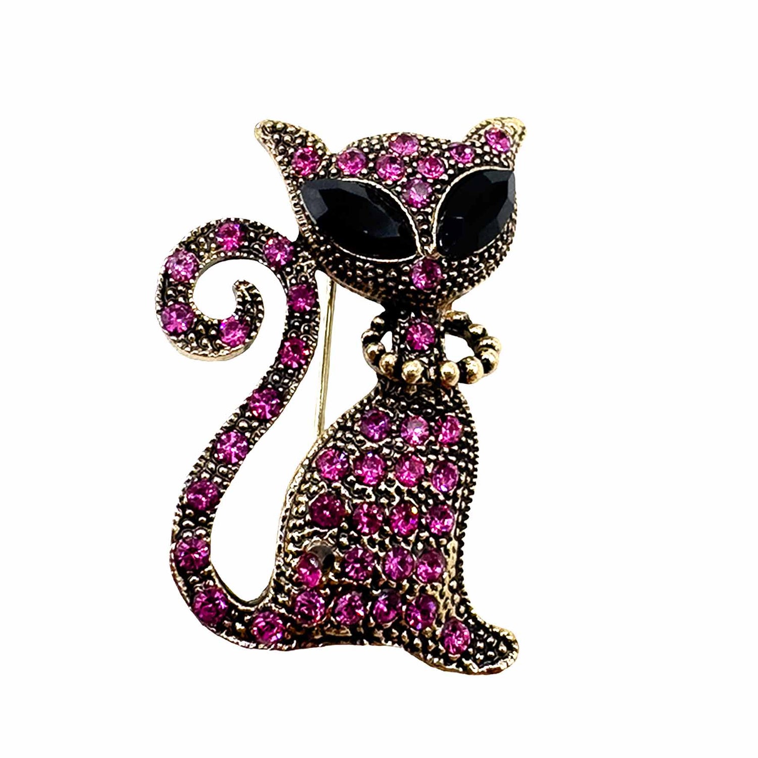 Palestro Milano Spille e spillette Fucsia Gatto Elegante
