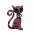 Palestro Milano Spille e spillette Fucsia Gatto Elegante