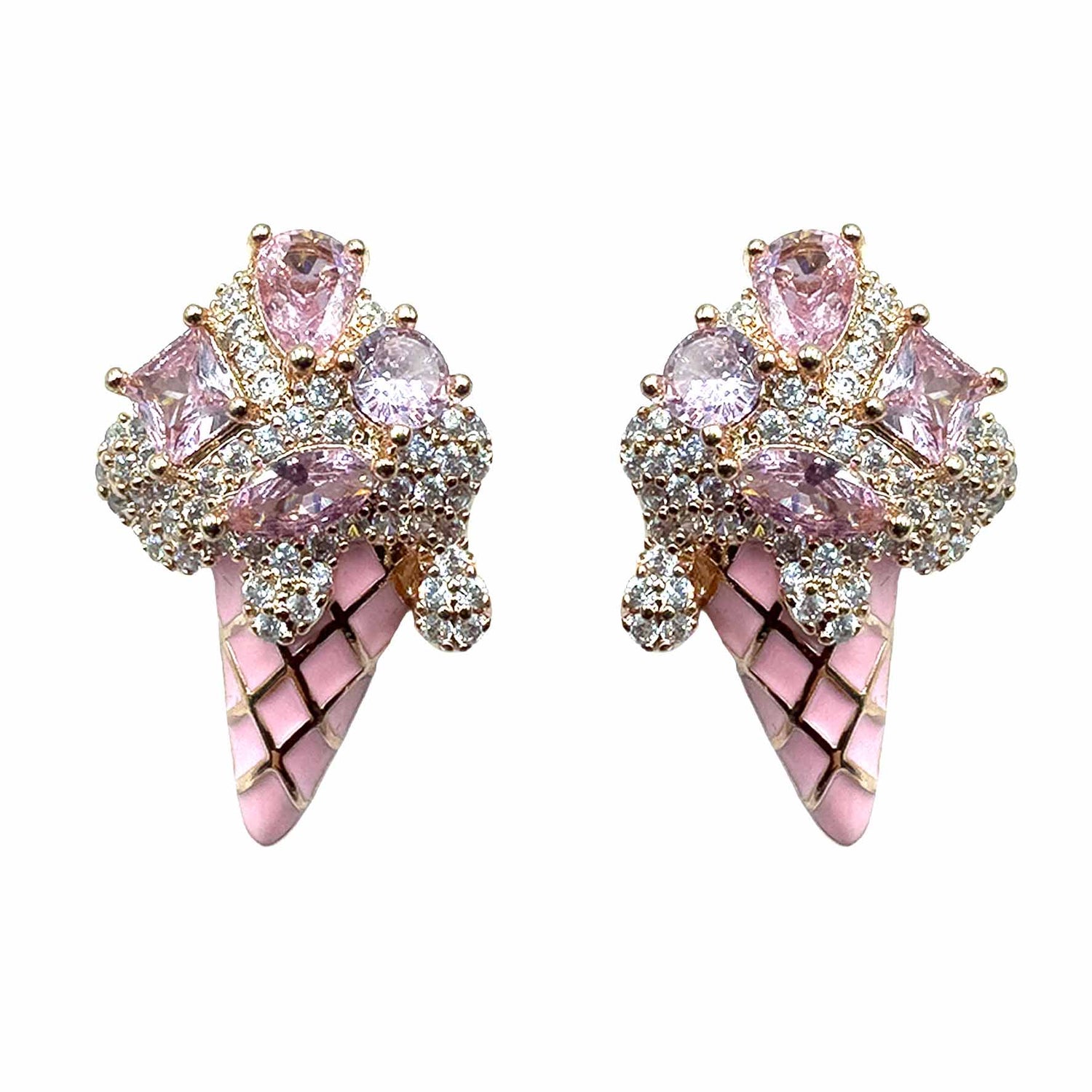 Palestro Milano Orecchini Rose Gold - Pink Gelato di Gemme