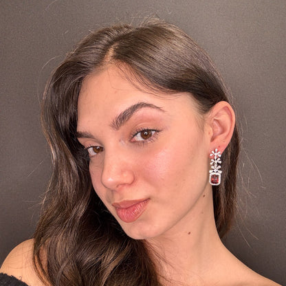 Palestro Milano Orecchini Gemma di Rubino