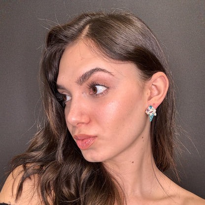 Palestro Milano Orecchini Gelato di Gemme