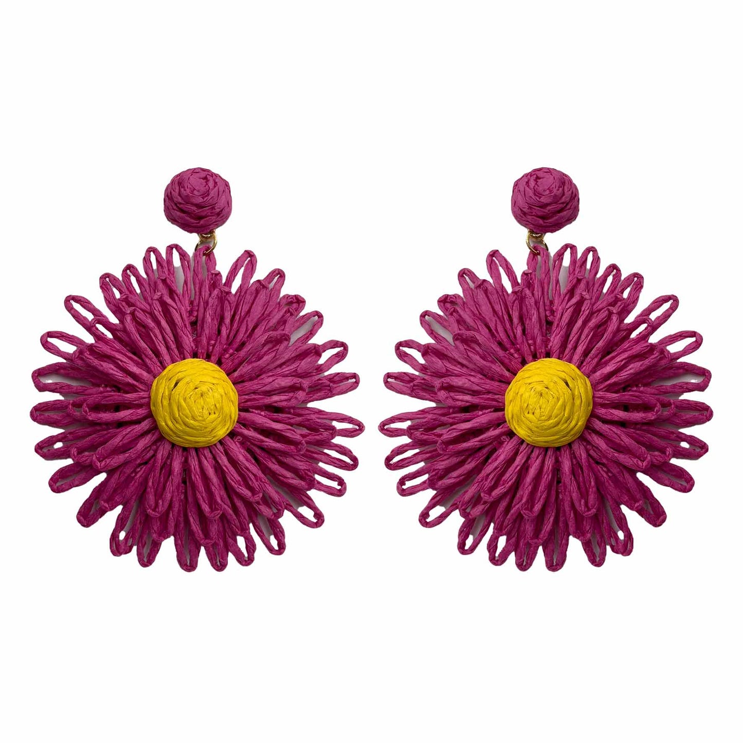 Girasoli colorati in rafia - big edition