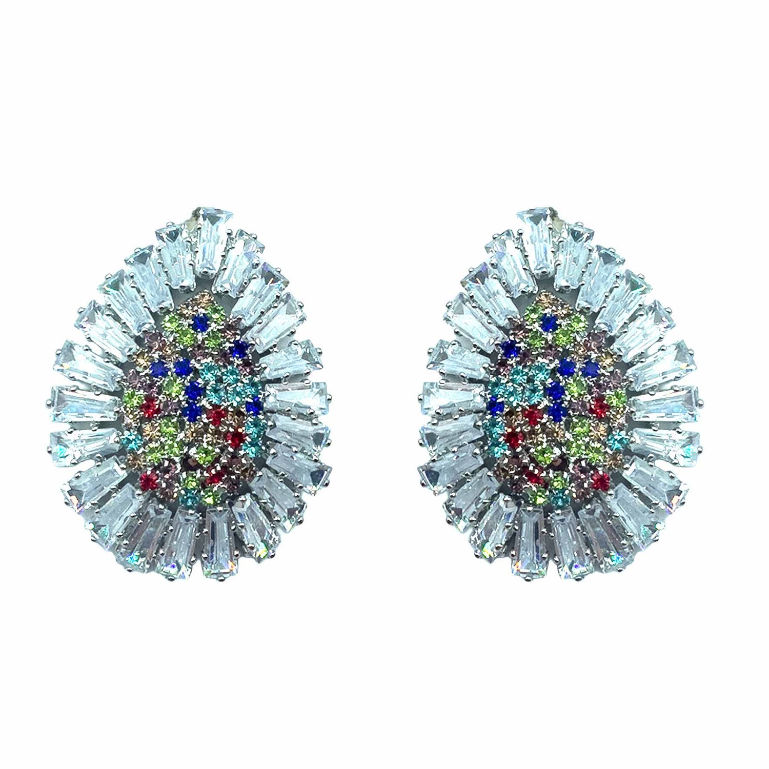 Palestro Milano Orecchini Silver - Multicolor Gocce Magiche