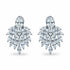 Palestro Milano Orecchini Silver Goccia colorata con coda di cristalli