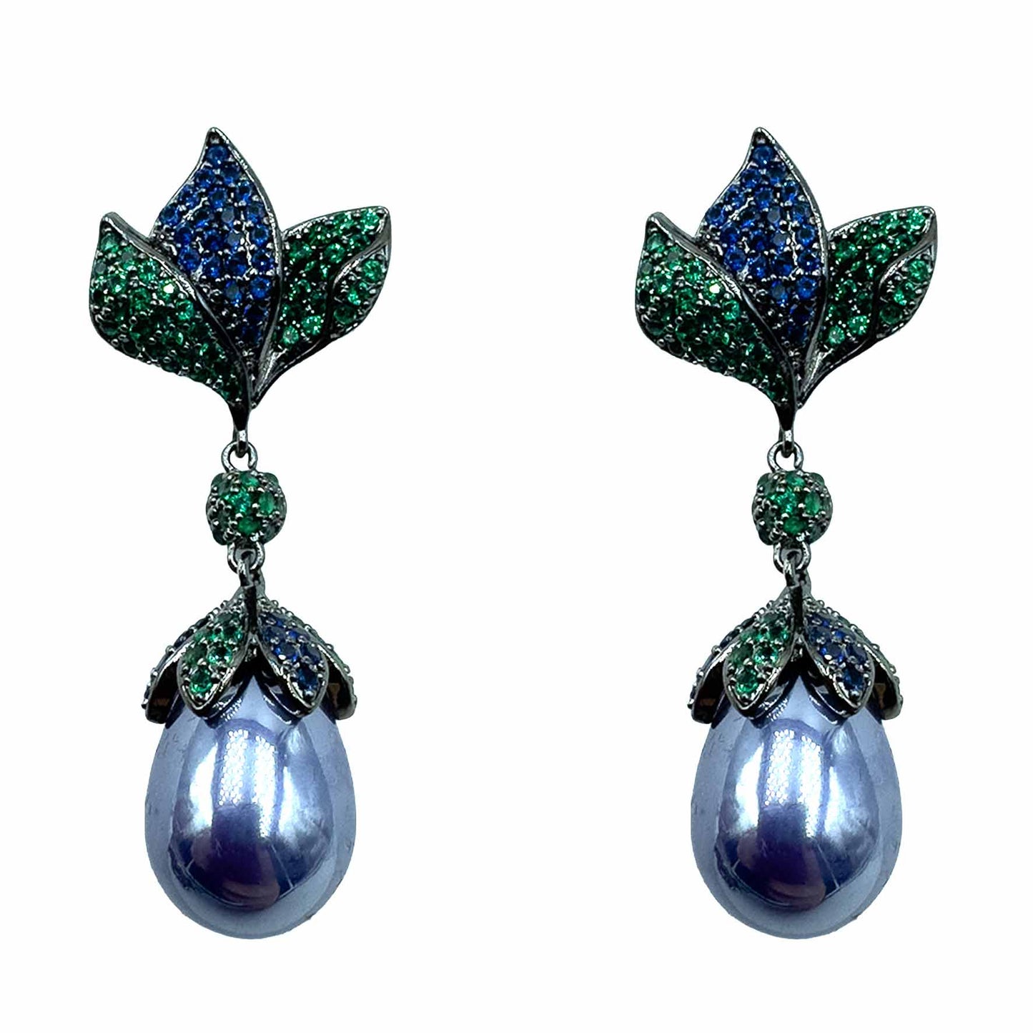 Palestro Milano Orecchini Goccia della Foglia