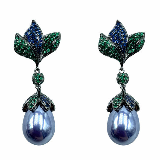 Palestro Milano Orecchini Goccia della Foglia