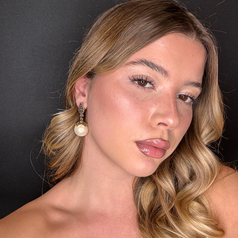 Goccia pendente con Perla Big