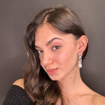 Palestro Milano Orecchini Gocciolina con Perla