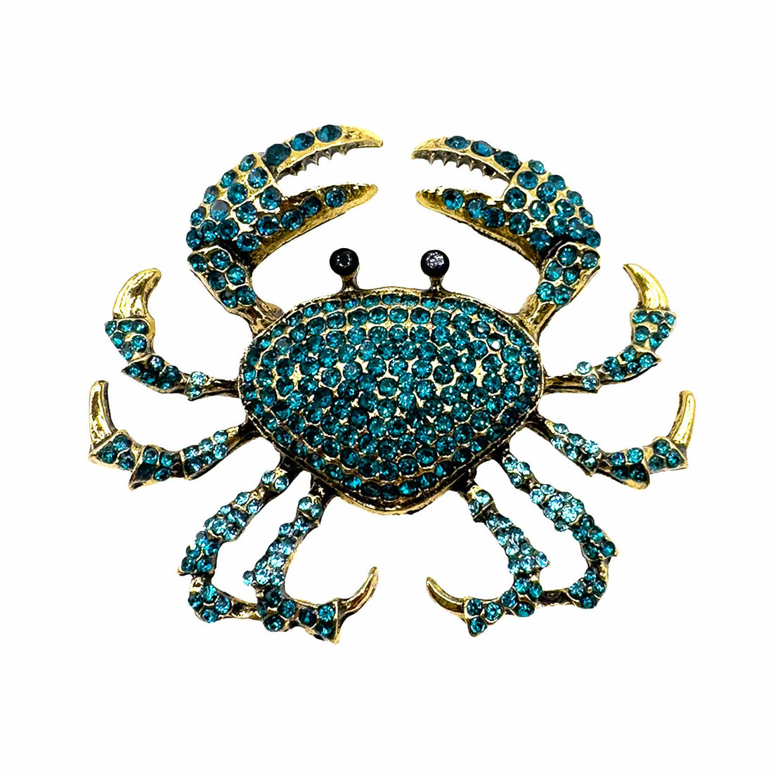 Palestro Milano Spille e spillette Turquoise Granchio