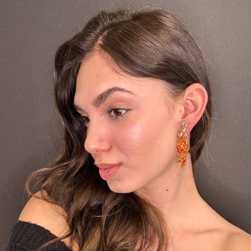 Palestro Milano Orecchini Grappolo di Luce